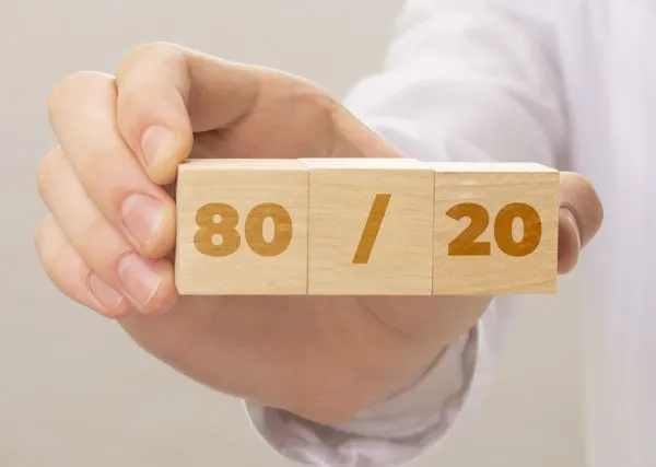 کنترل وزن با ققانون 20-80